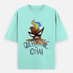 Queer Rage and Chai Oversized Classic T-Shirt