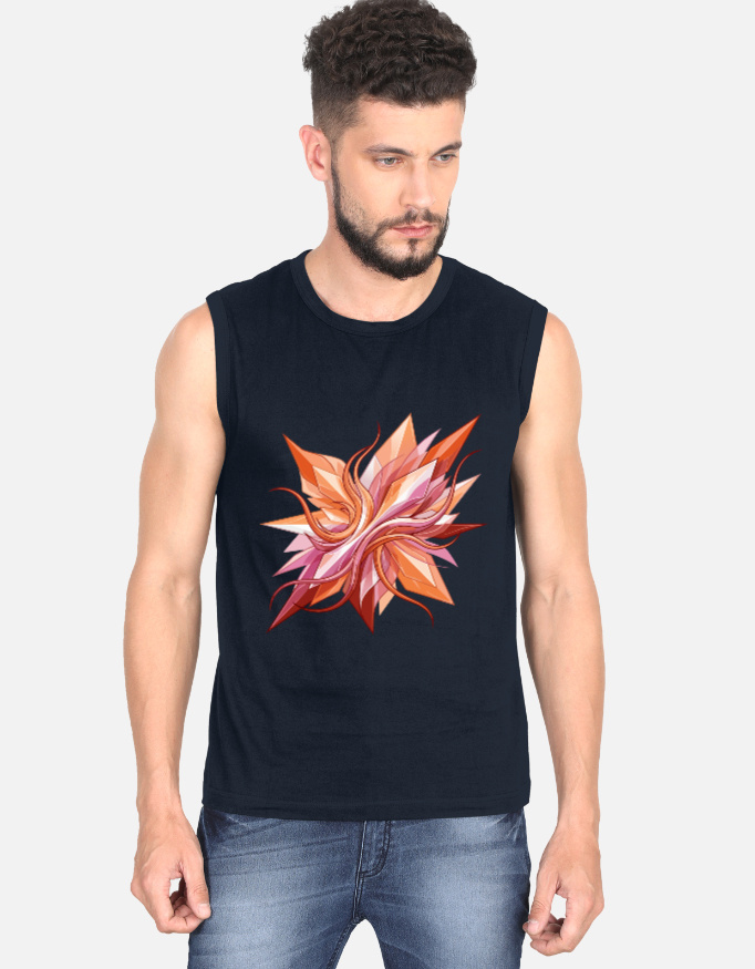 Lesbian Pride Abstract Boxy Sleeveless T-Shirt