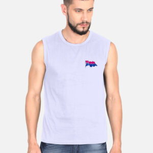 Bisexual Waving Flag Boxy Sleeveless T-Shirt