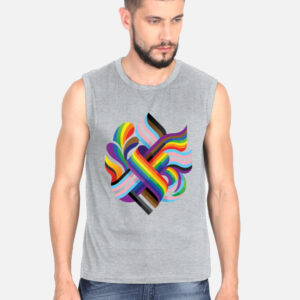 Queer Abstract Boxy Sleeveless T-Shirt