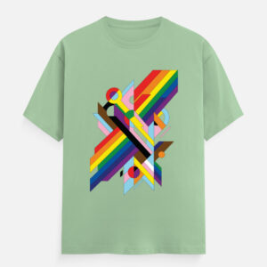 Queer Pride Abstract Boxy Classic Crew T-Shirt