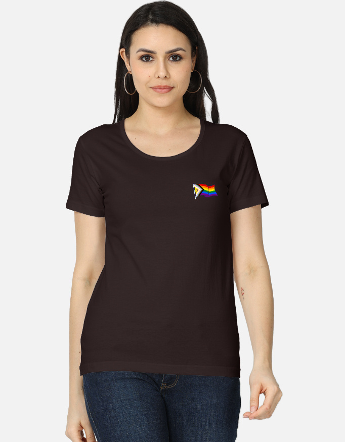 Pride Waving Flag Curvy Classic T-Shirt