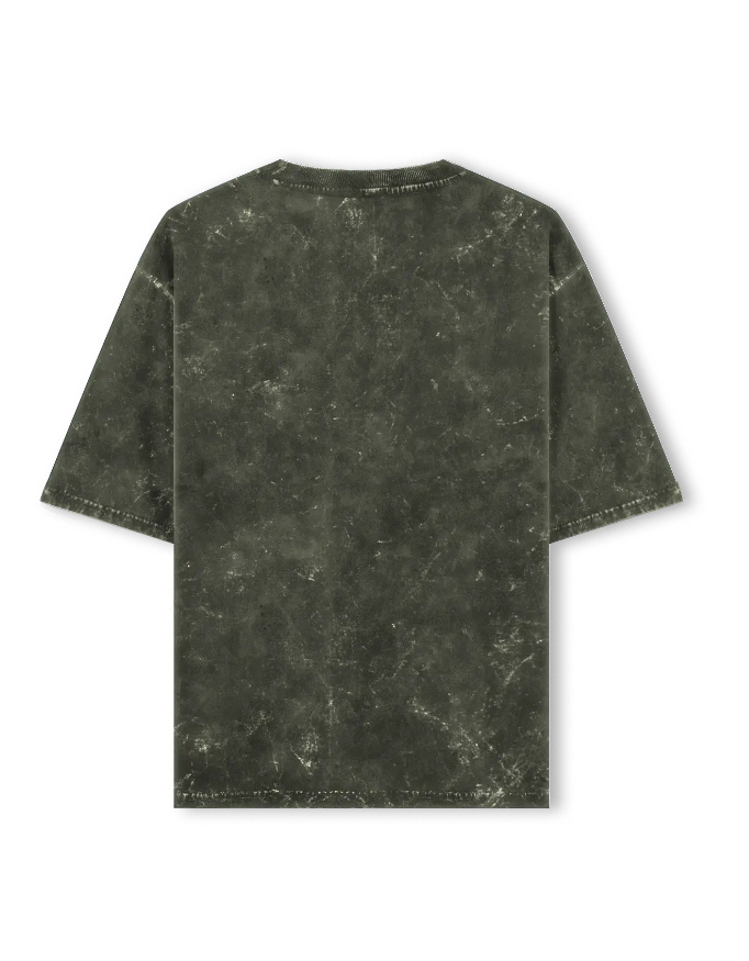 Pride Waving Flag Acid Washed Oversized Tee - Image 3