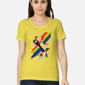 Queer Pride Abstract Curvy Classic T-Shirt
