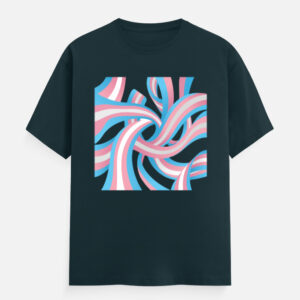 Trans Abstract Boxy Classic Crew T-Shirt