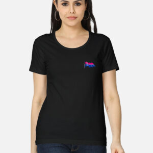 Bisexual Waving Flag Curvy Classic T-Shirt
