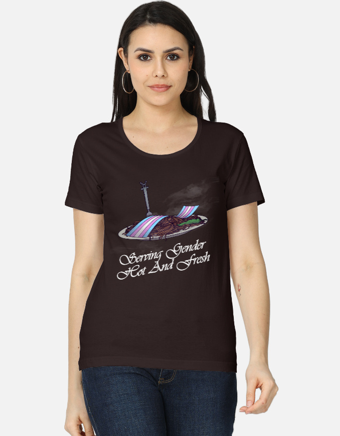 Serving Gender Curvy Classic T-Shirt