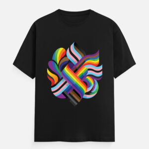 Queer Pride Abstract Boxy Classic Crew T-Shirt
