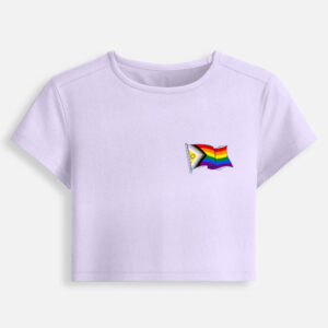 Pride Waving Flag Baby Tee