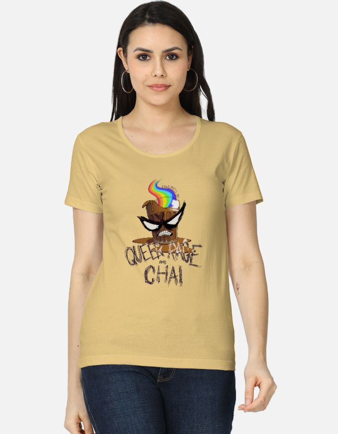 Queer Rage and Chai Curvy Classic T-Shirt