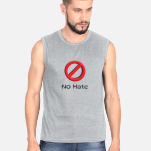 No Hate Boxy Sleeveless T-Shirt