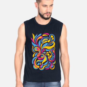 Pansexual Pride Abstract Boxy Sleeveless T-Shirt