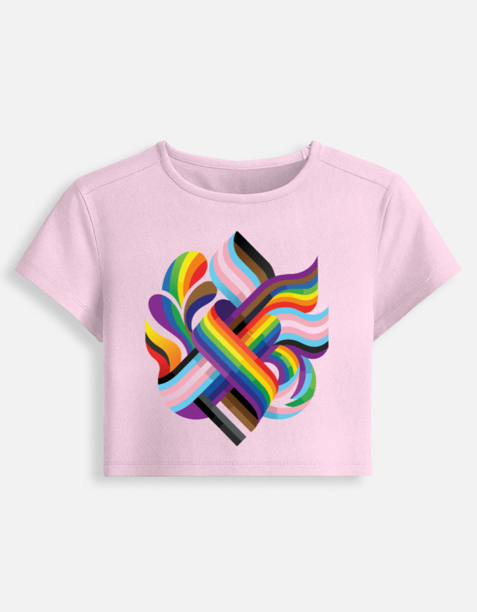 Queer Abstract Baby Tee