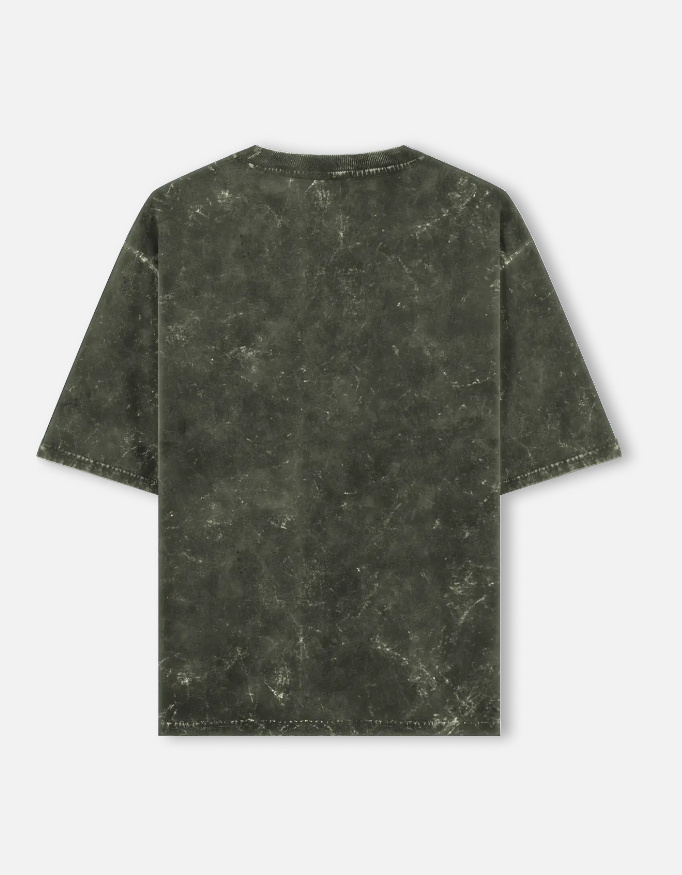 Bisexual Pride Waving Flag Acid Washed Oversized Tee - Image 3