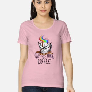 Queer Rage and Coffee Curvy Classic T-Shirt
