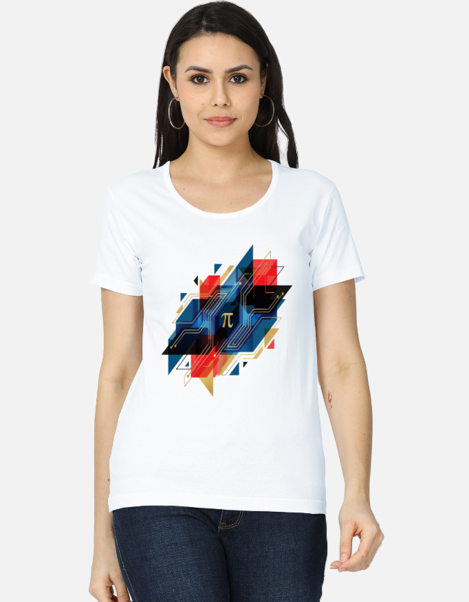 Polyam Pride Abstract Curvy Classic T-Shirt