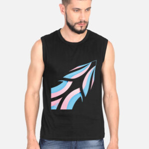 Trans Pride Abstract Boxy Sleeveless T-Shirt
