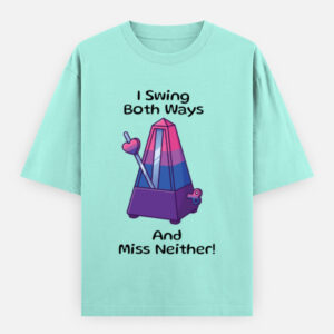 Bisexual Metronome Oversized Classic T-Shirt