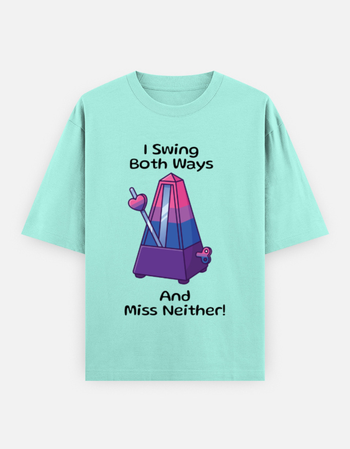 Bisexual Metronome Oversized Classic T-Shirt