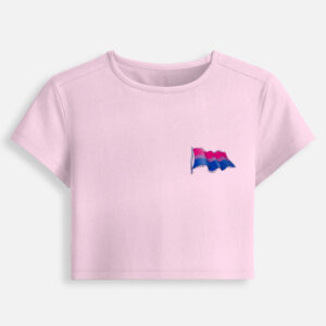 Bisexual Waving Flag Baby Tee