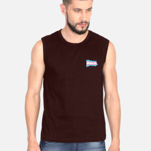 Trans Waving Flag Boxy Sleeveless T-Shirt