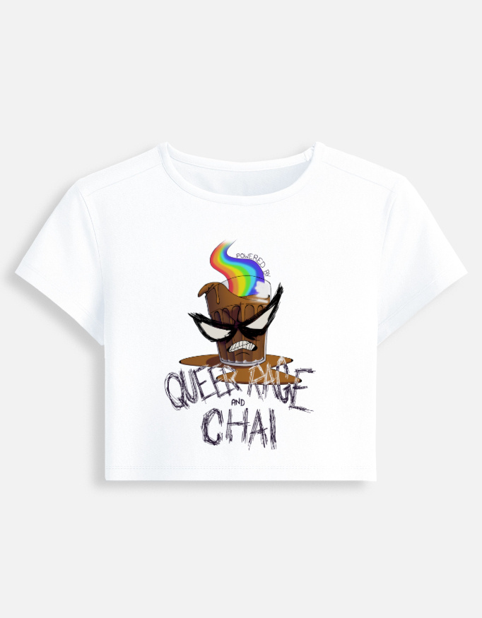 Queer Rage and Chai Baby Tee
