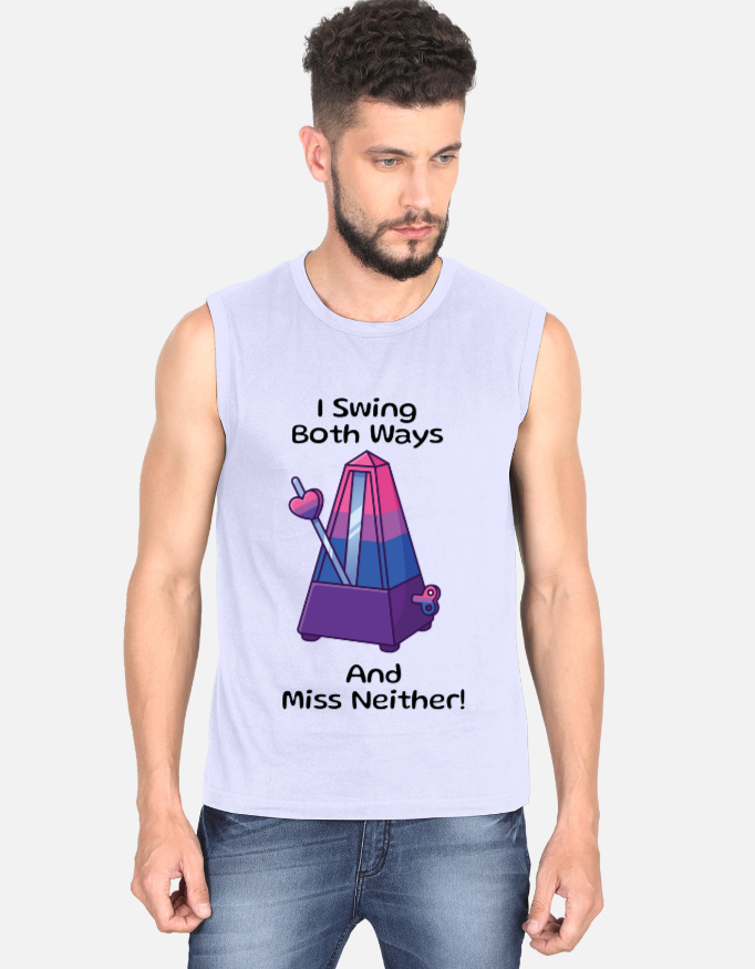 Bisexual Metronome Boxy Sleeveless T-Shirt
