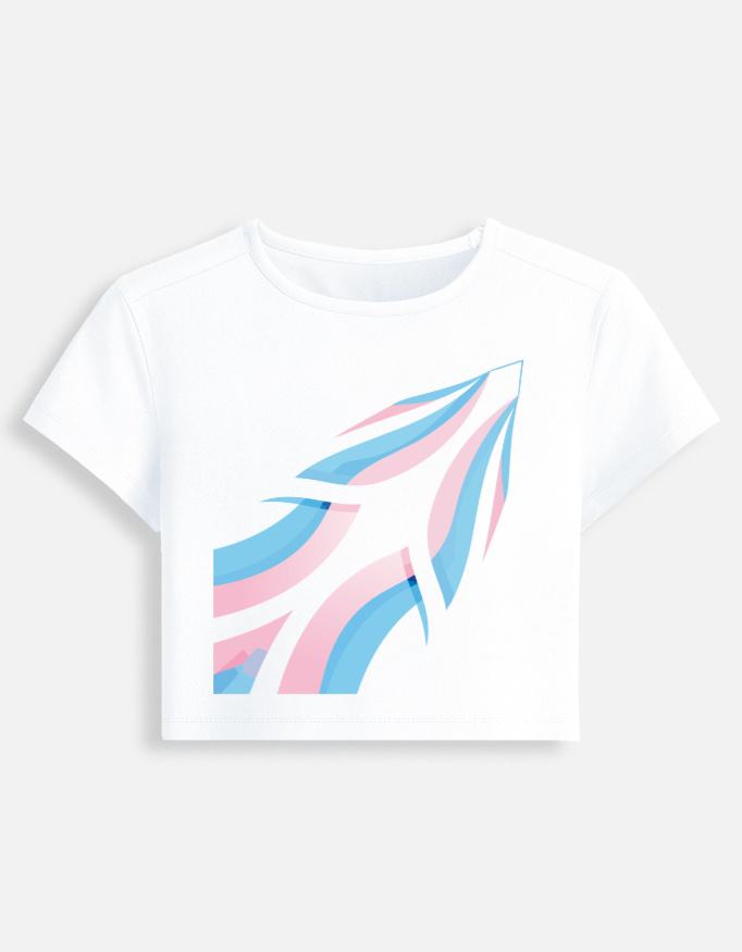 Trans Pride Abstract Baby Tee
