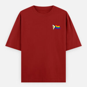 Pride Waving Flag Oversized Classic T-Shirt