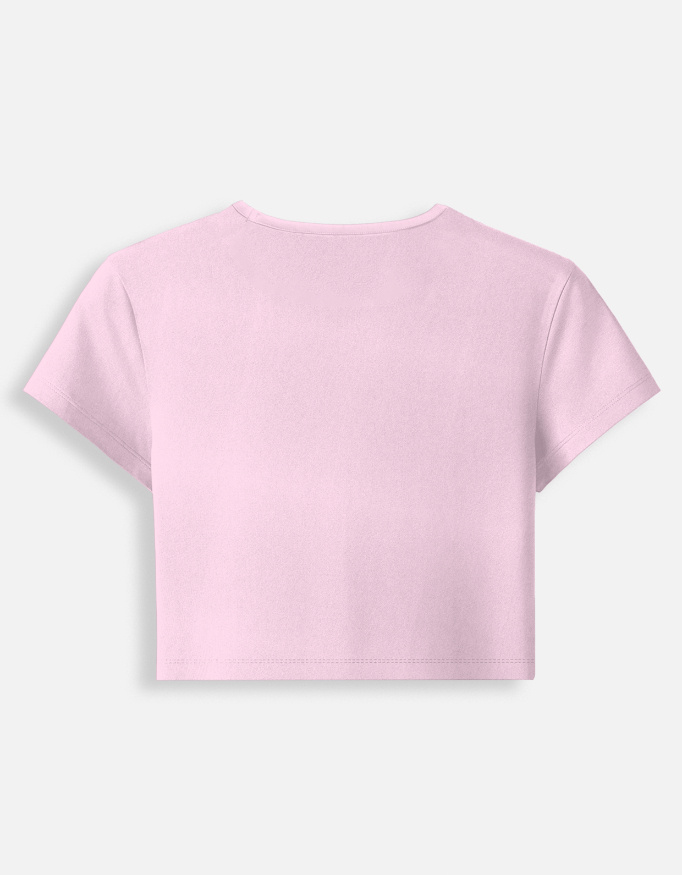 Trans Waving Flag Baby Tee - Image 2