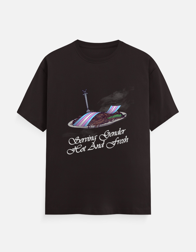 Serving Gender Boxy Classic Crew T-Shirt