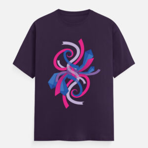 Bisexual Pride Abstract Boxy Classic Crew T-Shirt