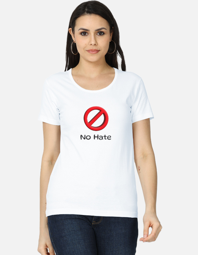 No Hate Curvy Classic T-Shirt