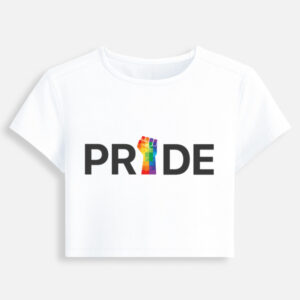 Queer Pride Raised Fist Baby Tee