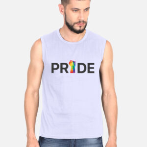 Queer Pride Raised Fist Boxy Sleeveless T-Shirt