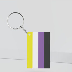 NonBinary Pride Keychain